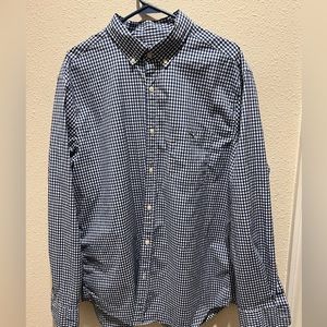 Vineyard Vines Men’s XL Long Sleeve button down blue and white gingham